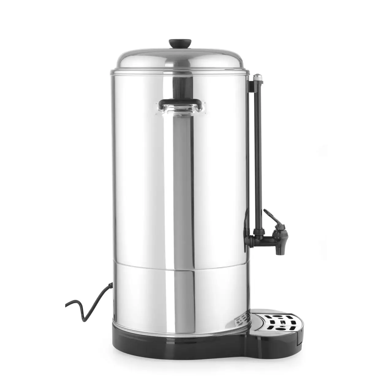 Percolator / cafetiera profesionala, 6lt, Hendi, cu pereti dubli din inox, 1500W, diam. 241x (H)480 mm, robinet anti-picurare, temperatura ajustabila pana la 100 C, filtru incorporat pentru cafea macinata - imagine 4