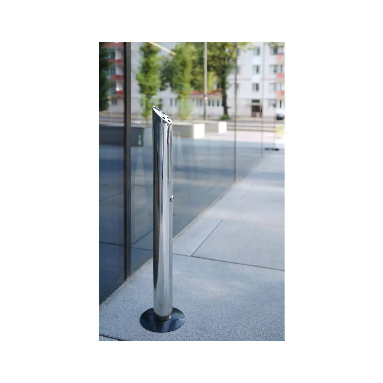 Scrumiera Hendi tip stalp, otel inoxidabil 18/8, 17x(H)92 cm - imagine 5