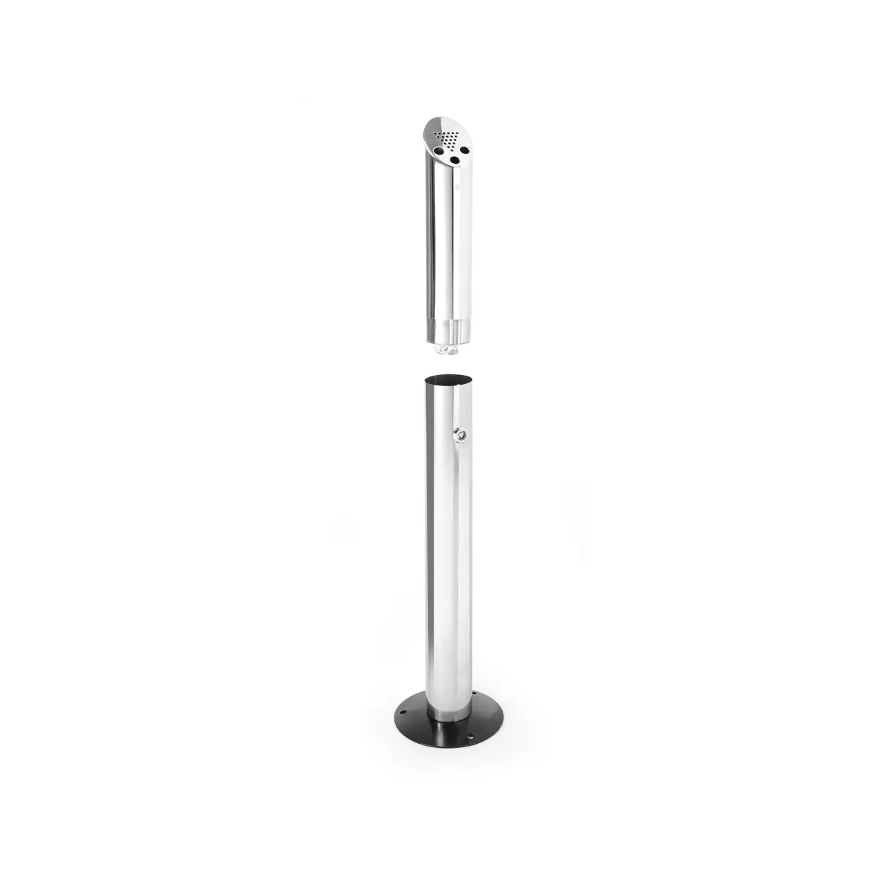 Scrumiera Hendi tip stalp, otel inoxidabil 18/8, 17x(H)92 cm - imagine 3