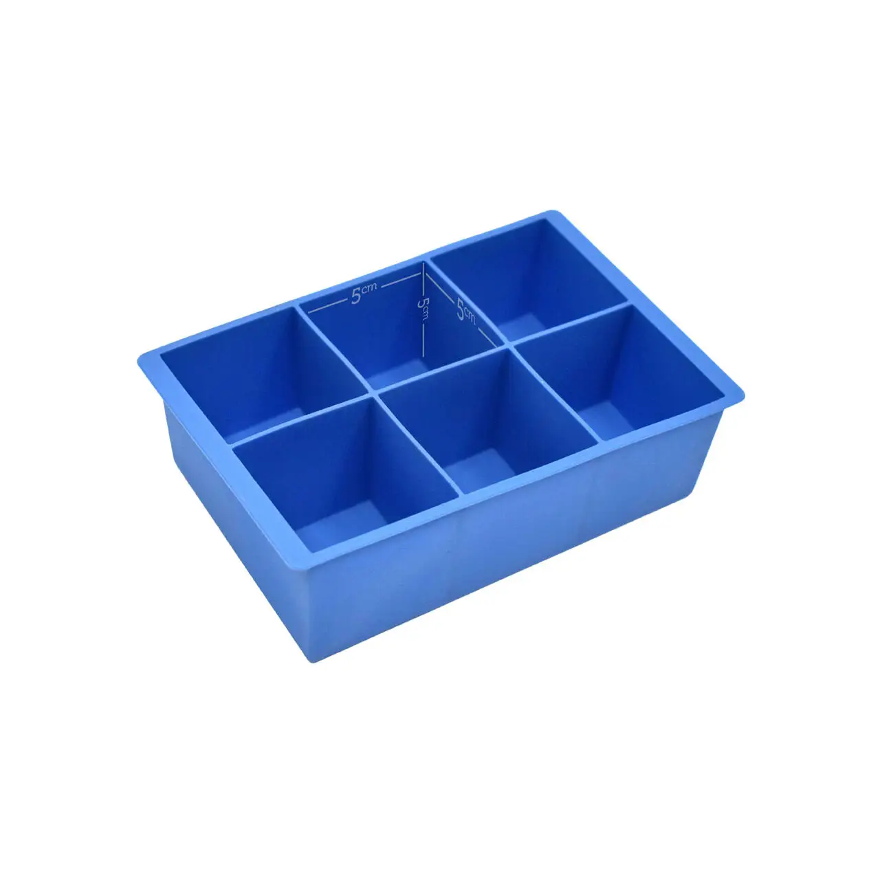 Forma din silicon durabil pentru cuburi de gheata XL, Hendi, 5x5x(H)5 cm, potrivita si pentru uz profesional - imagine 4
