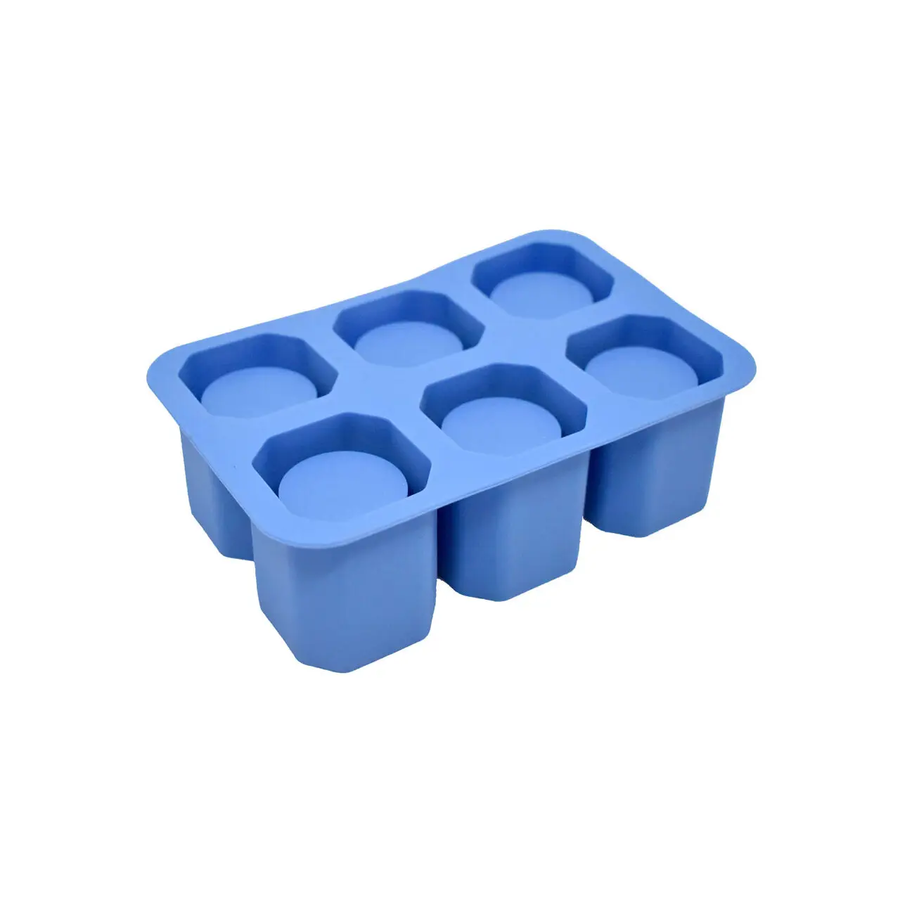 Forma din silicon durabil pentru cuburi de gheata tip pahar pentru shot, Hendi, 12.5x19x(H)6 cm, potrivita si pentru uz profesional - imagine 3