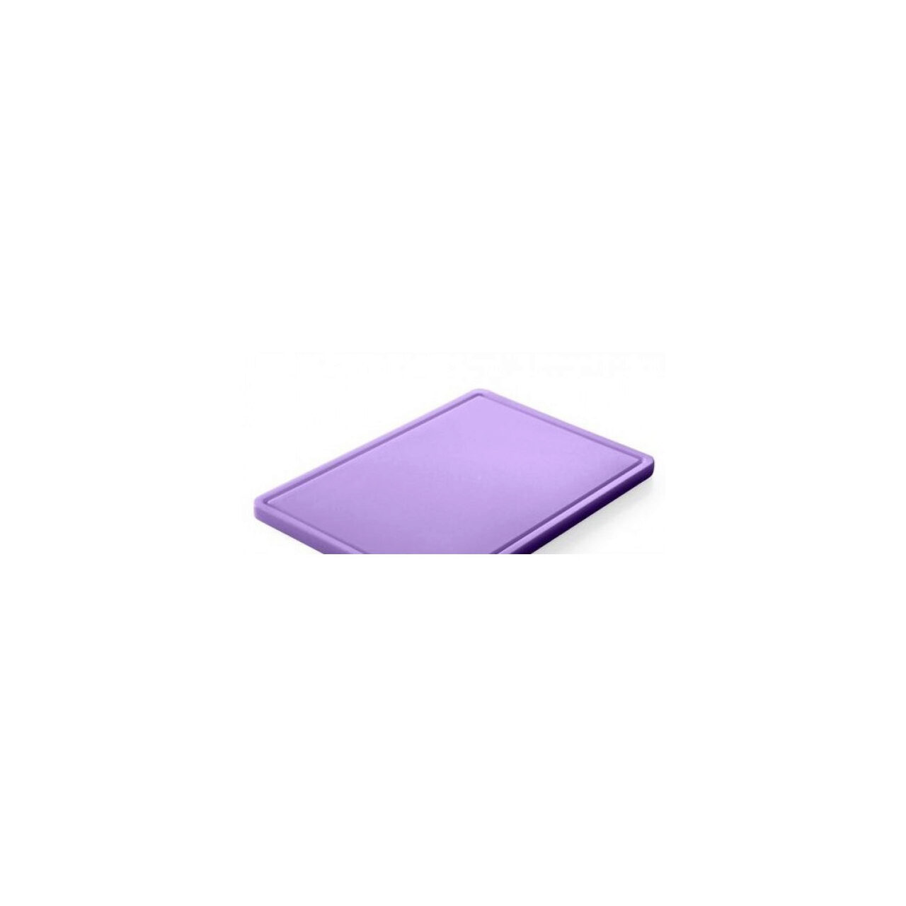 Tocator violet, 26.5x32.5x(H)1.2 cm - GN1/2, cu sant de scurgere, polietilena HDPE 500, respecta normele de igiena HACCP, Hendi - imagine 4
