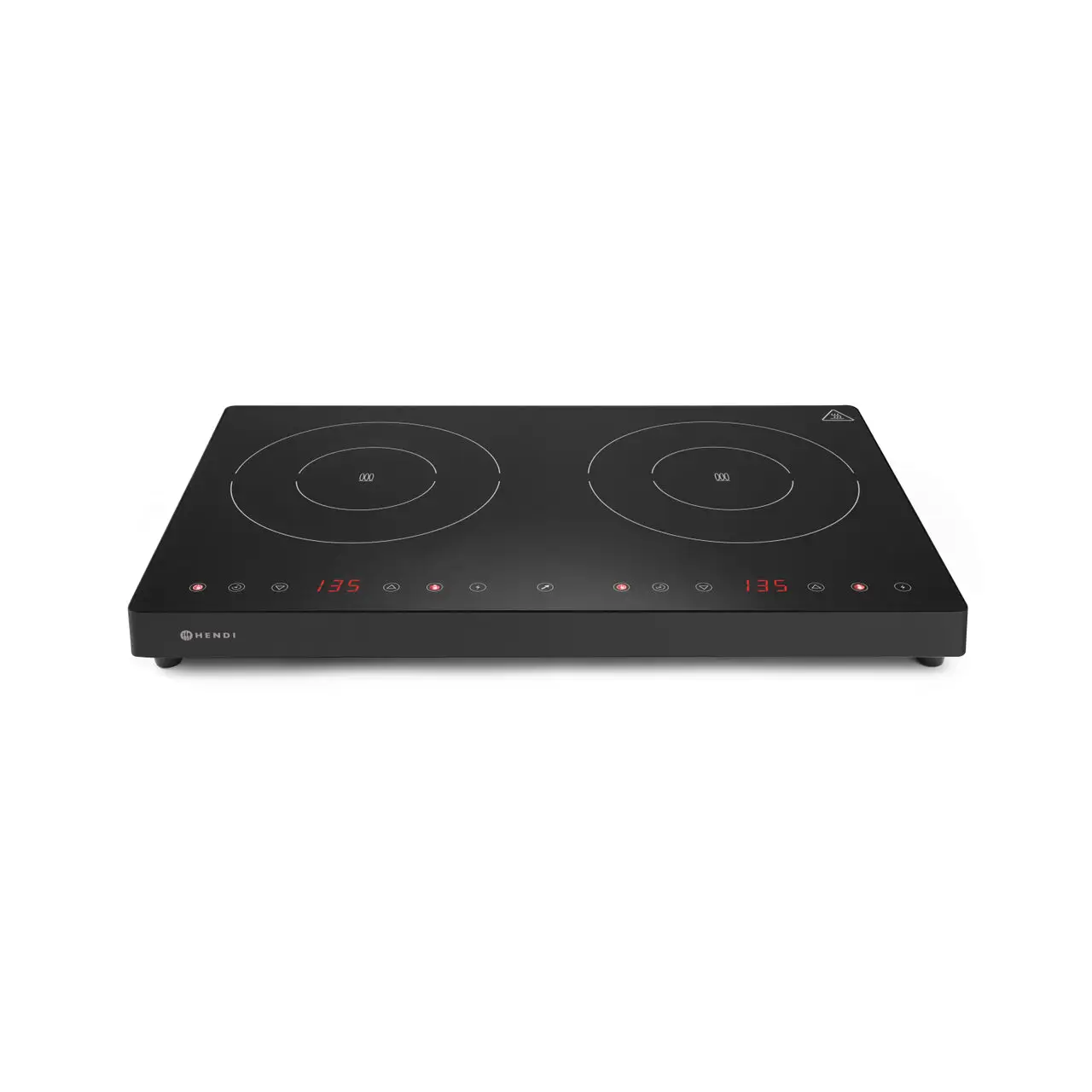 Plita dubla cu inductie Black Line, 3500W, 608x370x(H)61mm - imagine 3
