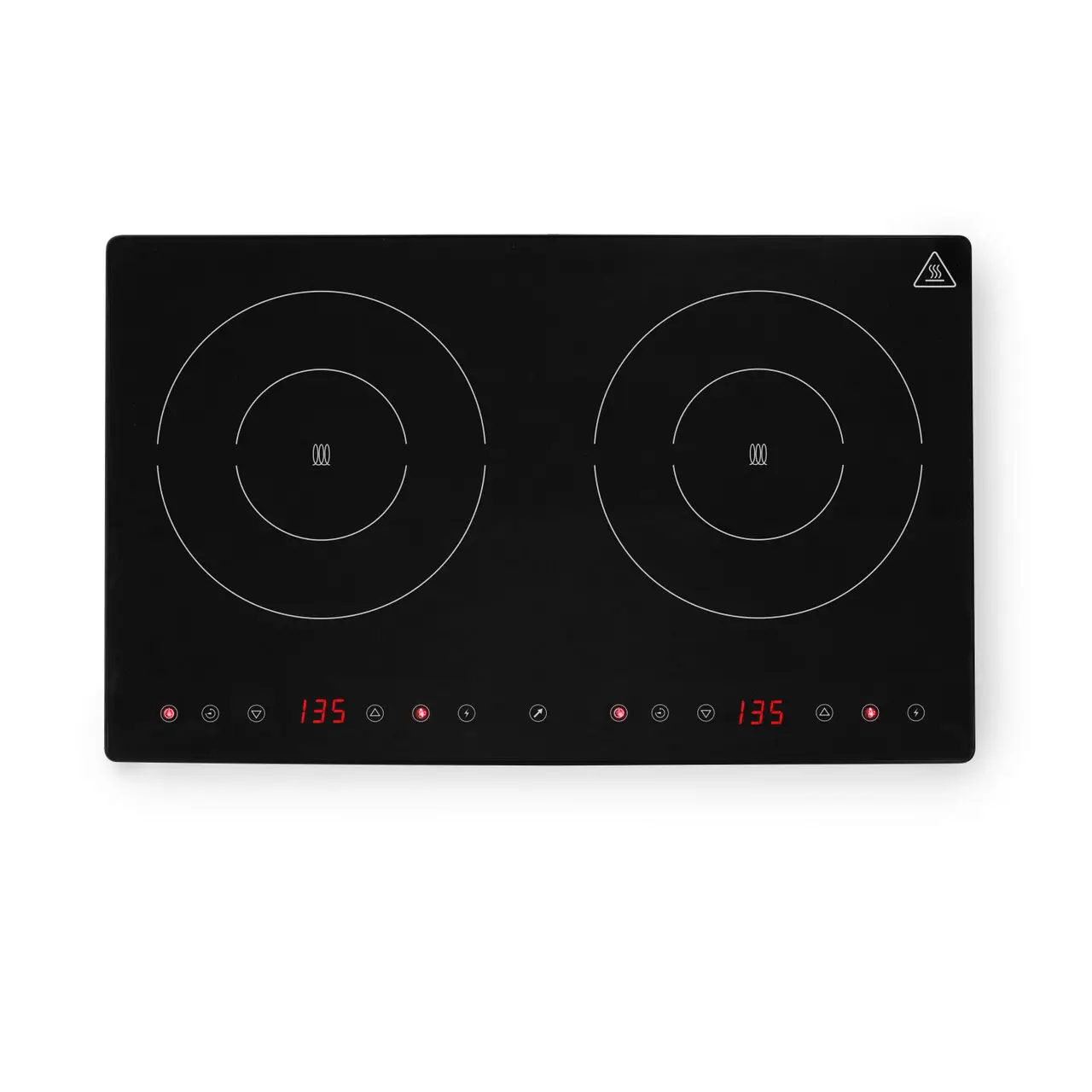 Plita dubla cu inductie Black Line, 3500W, 608x370x(H)61mm - imagine 2
