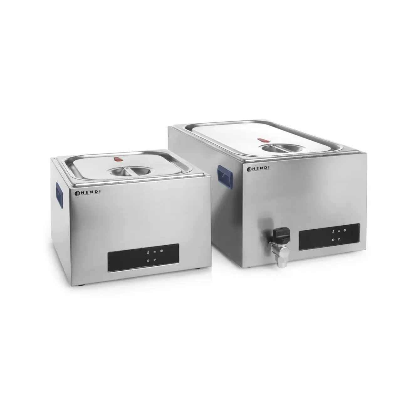 Aparat de gatit Sous-Vide GN 2/3 Hendi, 400 W, Termostat 35?-90?C, Capac sigilat ermetic, Argintiu - imagine 2