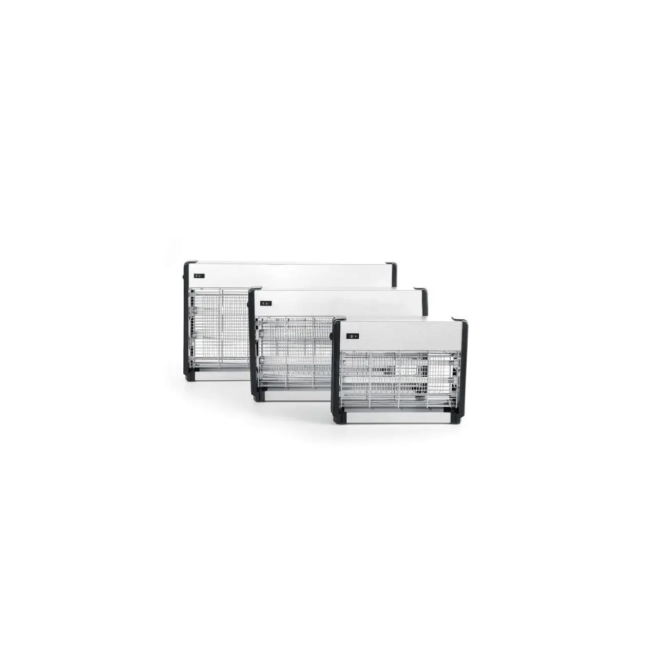 Capcana insecte - voltaj mare 2000-2500 V- acoperire 100 mp - 40W - Hendi - 485x90x(H)310 mm - imagine 2