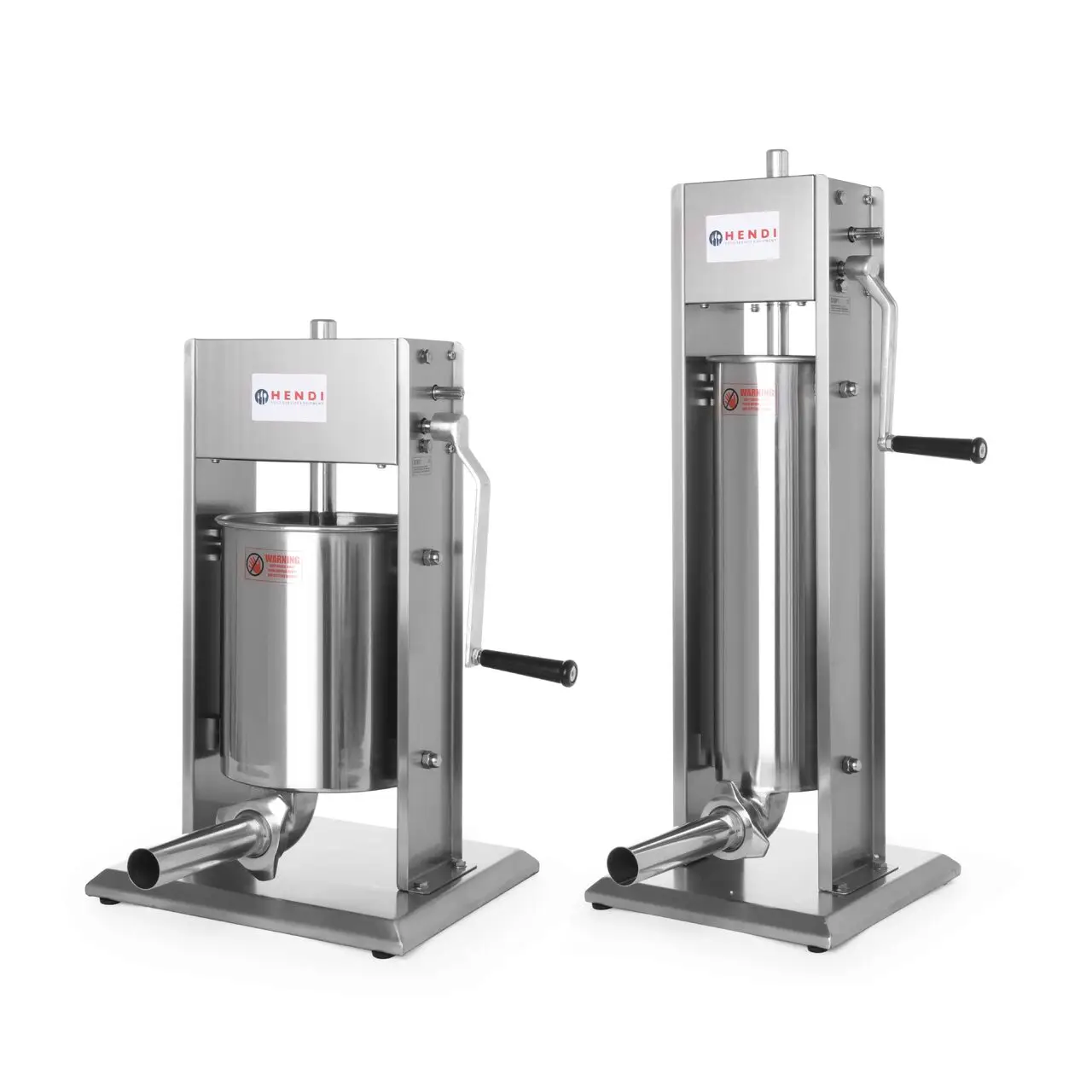 Aparat de umplut carnati Hendi Profi Line, capacitate 7 litri, vertical, 3 palnii incluse - imagine 2