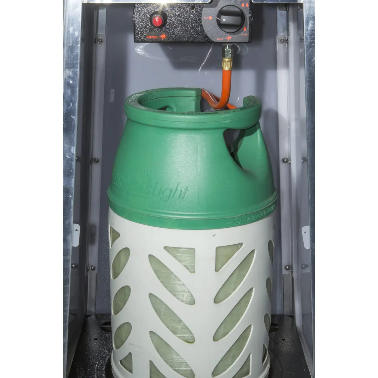Incalzitor profesional pentru terasa tip piramida, combustibil gaz/propan, putere 11.2 kW(Hs), Hendi, aprindere electronica, regulator presiune, consum de gaz 1048 g/h, Inox - imagine 3