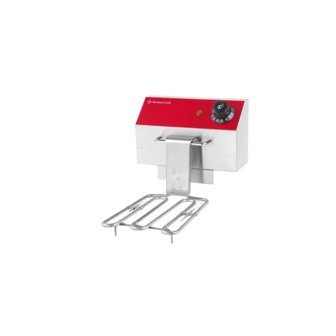Friteuza electrica profesionala 6 lt, REVOLUTION by Hendi, 3000 W, termostat reglabil 50-190 C, 265x430x(H)290mm - imagine 5