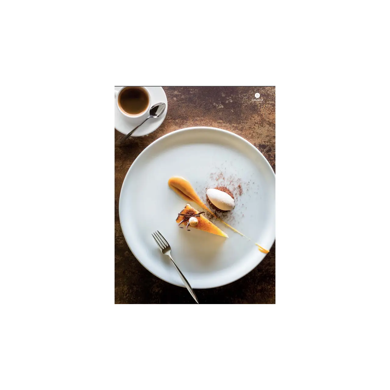 Farfurie eleganta Fine Dine, Bianco, Alb, portelan vitrificat, rezistenta la temeperaturi de pana la 180 C, diametru 300 mm - imagine 2