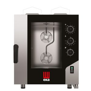 Cuptor pe gaz cu convectie-abur Millennial Smart Gastro, 7x GN 1/1 - control electromecanic, Tecnoeka, 230V/500W, 13500kW, 730x855x(H)951mm