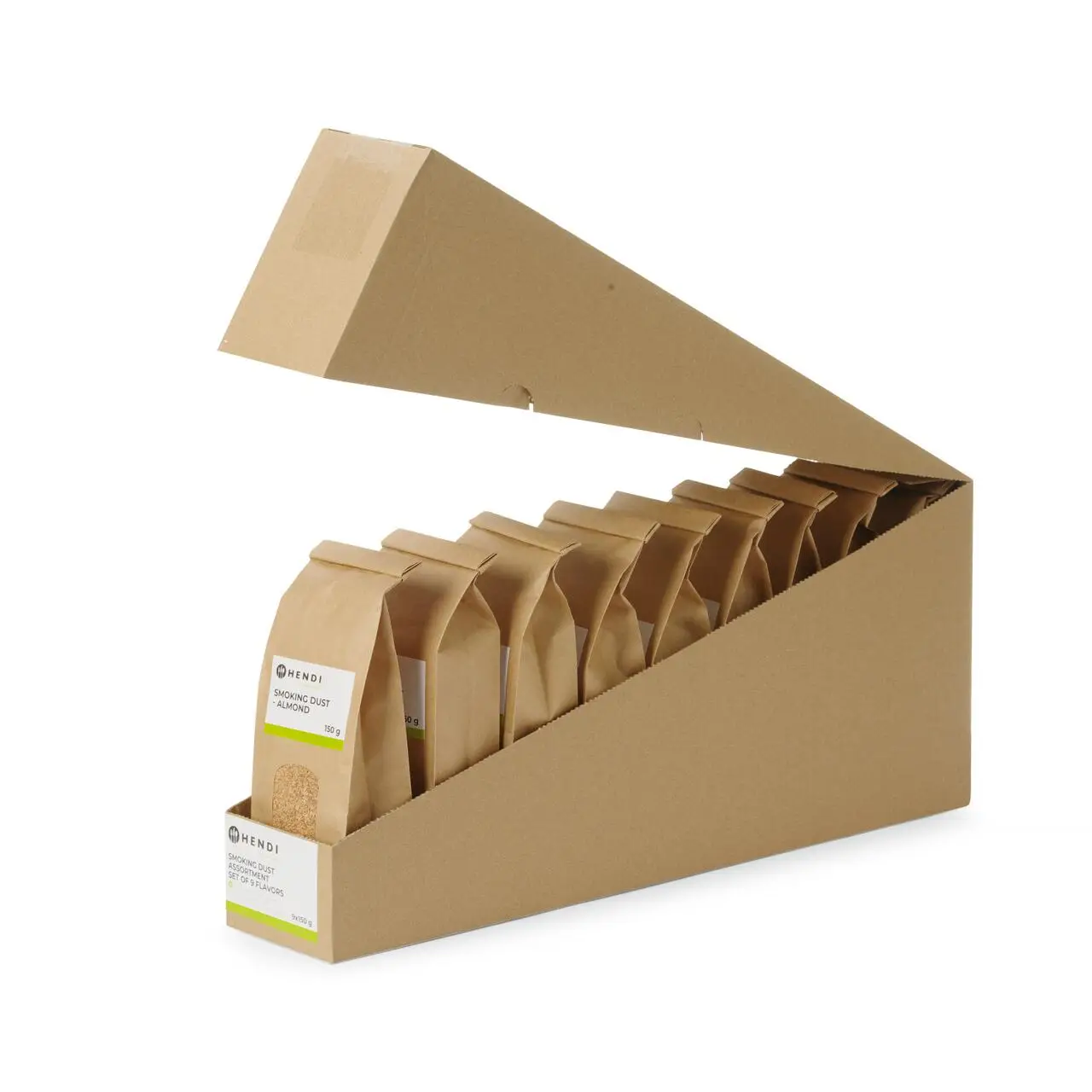 Praf pentru afumat 9 arome, 9x150 grame - imagine 2