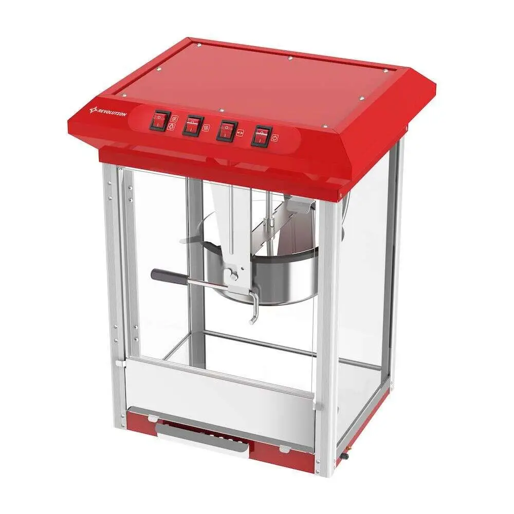 Aparat profesional de facut popcorn, Revolution, 1300W, 450x375x(H)585 mm - imagine 2