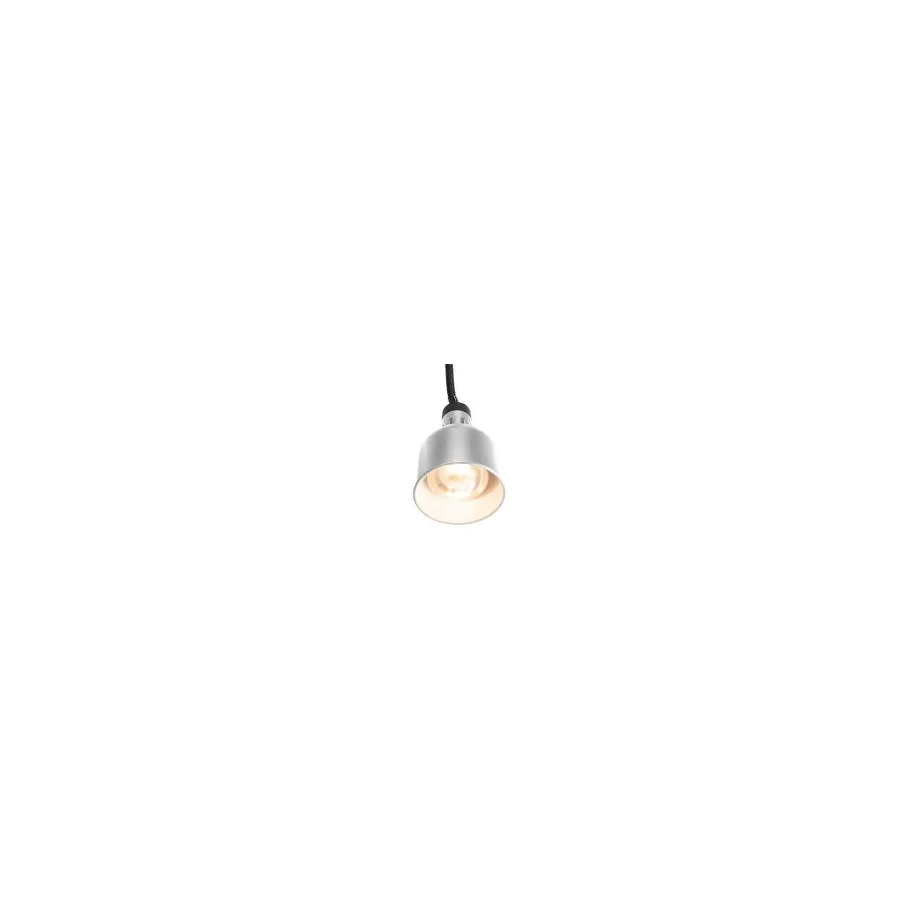 Lampa de incalzire cilindrica, argintie ø175x(H)250 - imagine 4