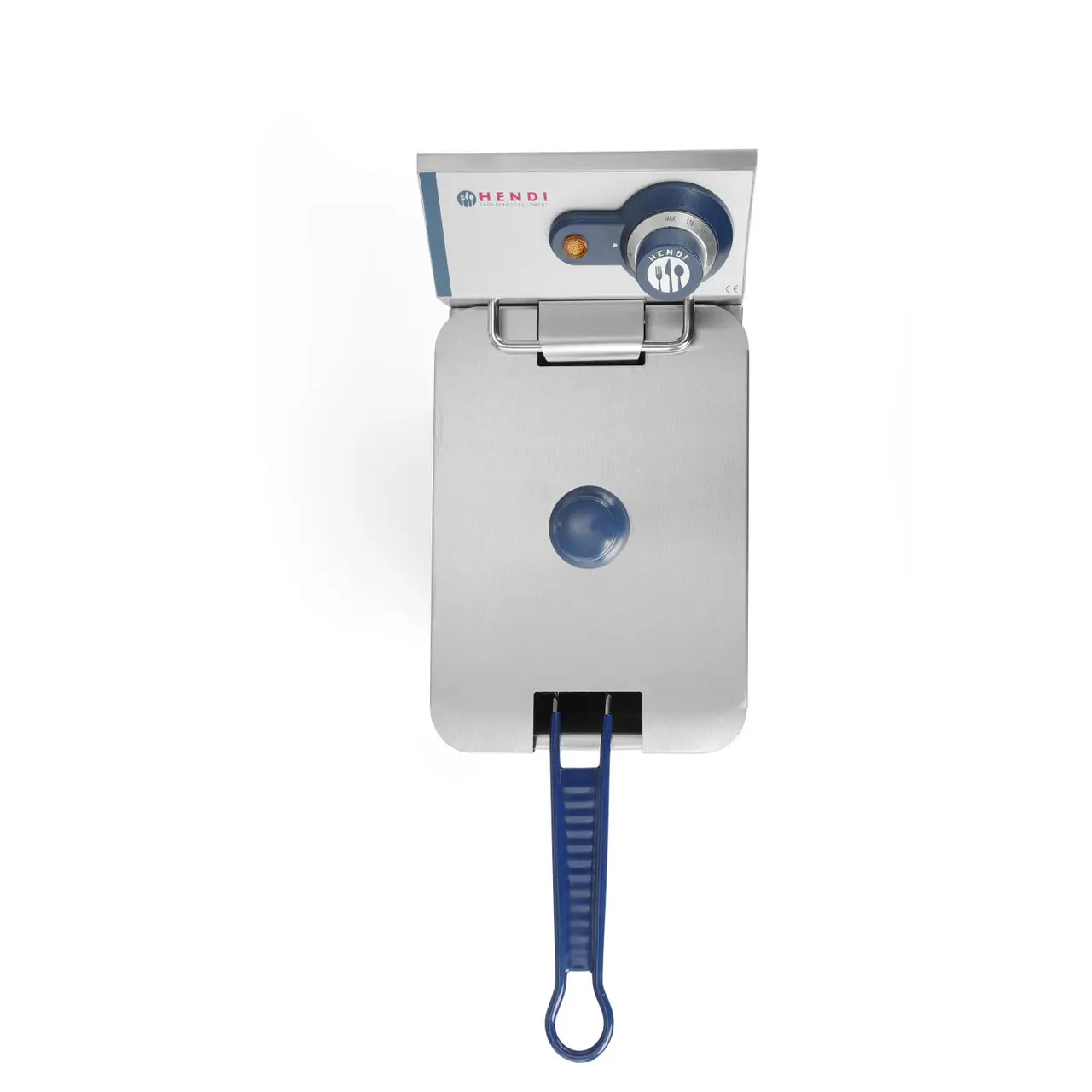Friteuza electrica profesionala 4 litri, Hendi Blue Line, corp inox, termostat reglabil 0-190 gr C, 3000W, 217x400x(H)290 mm, - imagine 3