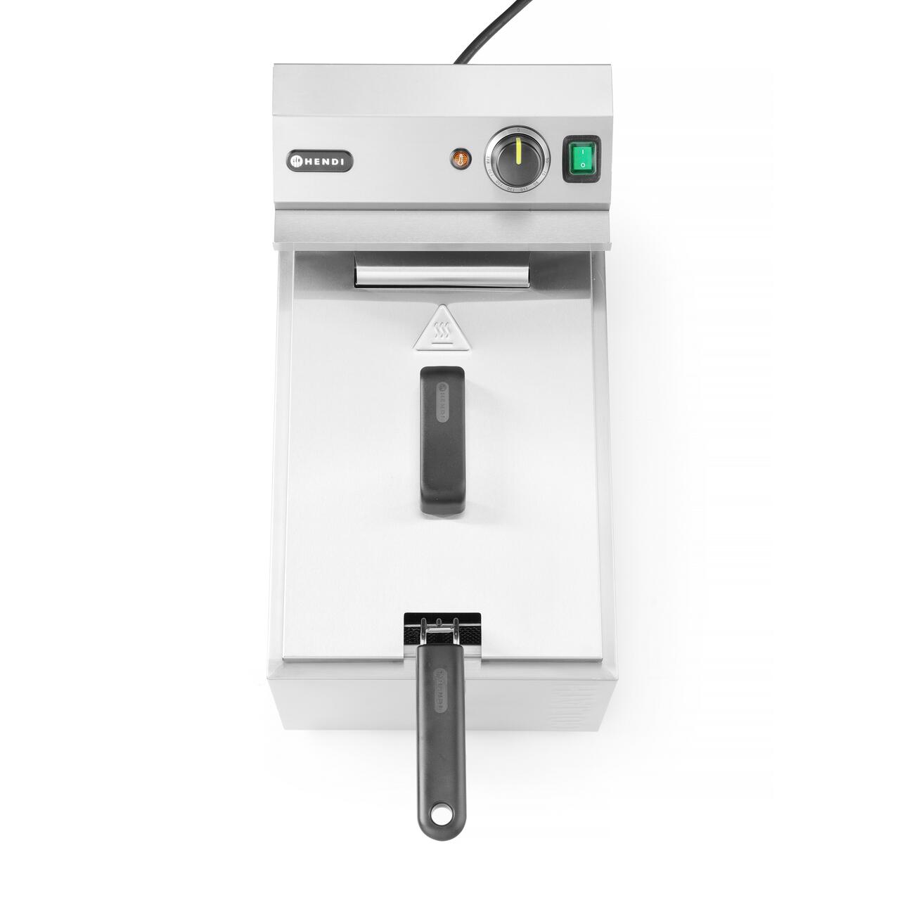 Friteuza electrica cu scurgere 10L Goliath Hendi, 10Kw, 400v, 299x584x(H)375mm - imagine 4