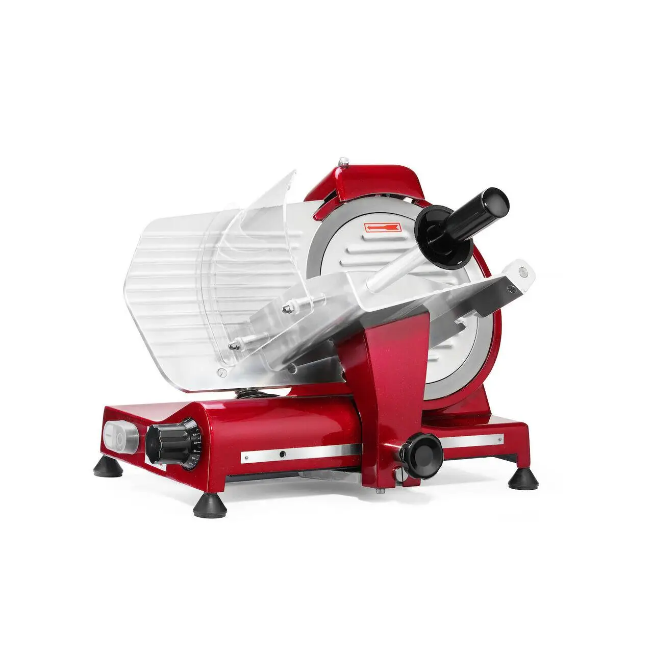 Feliator Hendi Profi Line 250, Rosu, 320 W, 485x420x(H)395 mm, Inox, grosime de taiere reglabila de la 0 la 12 mm - imagine 8
