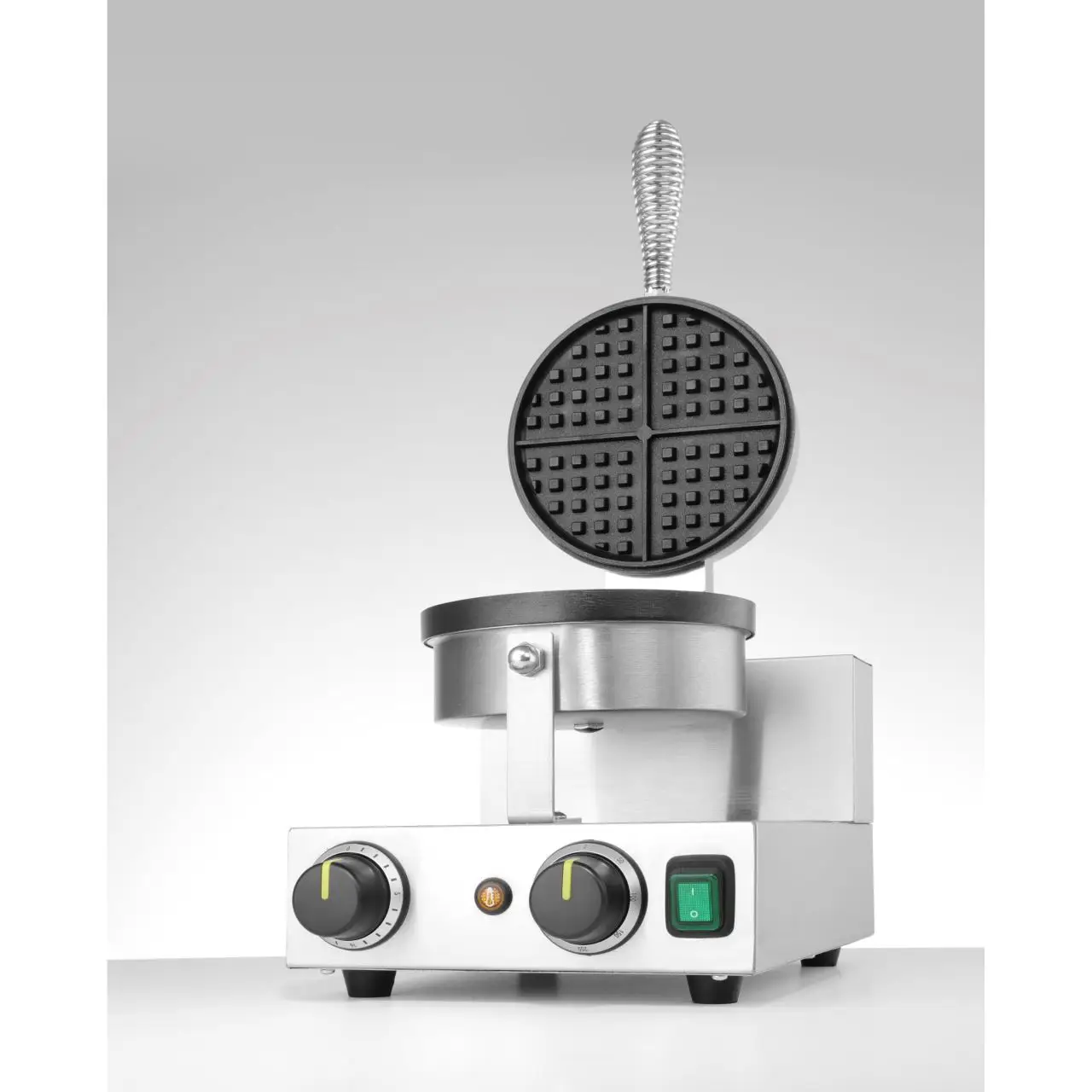 Aparat vafe/waffles rotunde Hendi, diametru 19cm, 1000w, timer, termostat reglabil, 2500x3800x(h)5900mm - imagine 7