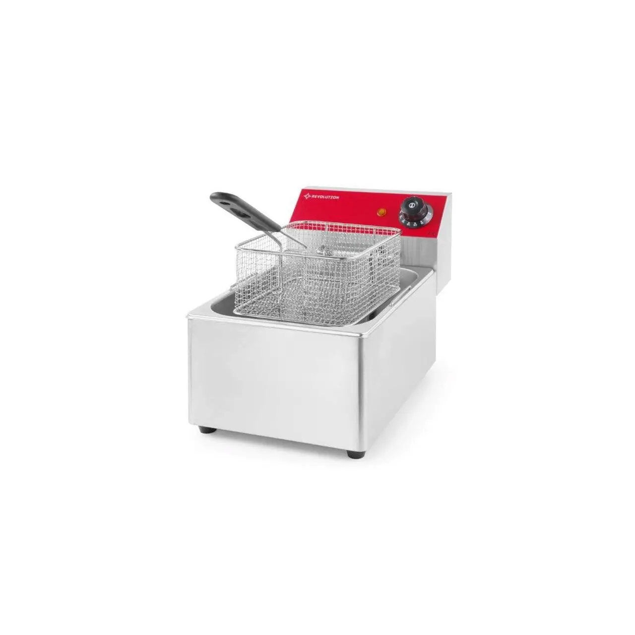Friteuza electrica profesionala 6 lt, REVOLUTION by Hendi, 3000 W, termostat reglabil 50-190 C, 265x430x(H)290mm - imagine 7