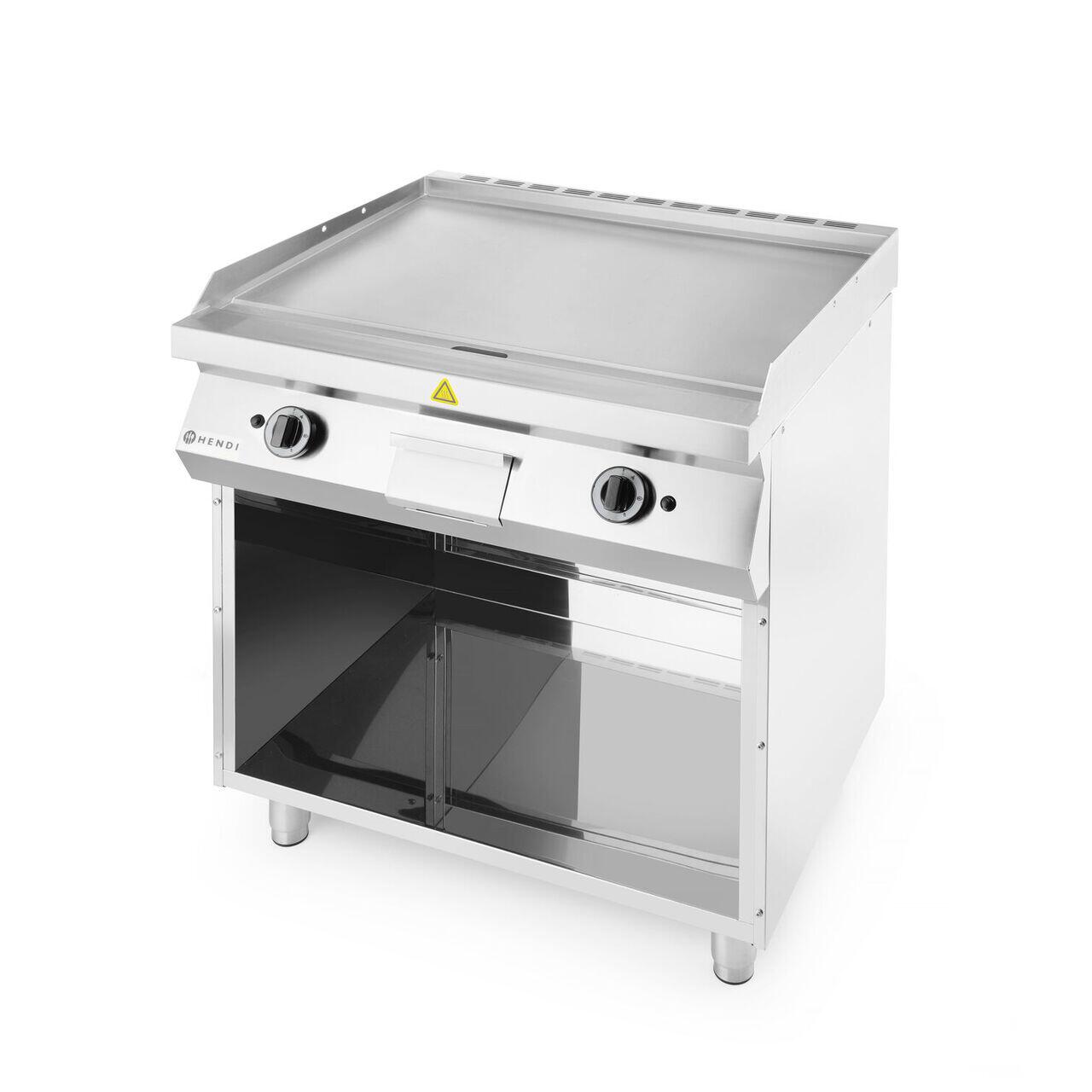 Plita gratar pe gaz 700, HENDI, Kitchen Line, 2 zone de incalzire, fiecare cu 3 arzatoare, putere totala 10kW, 10kW, 800x700x(H)900mm - imagine 5