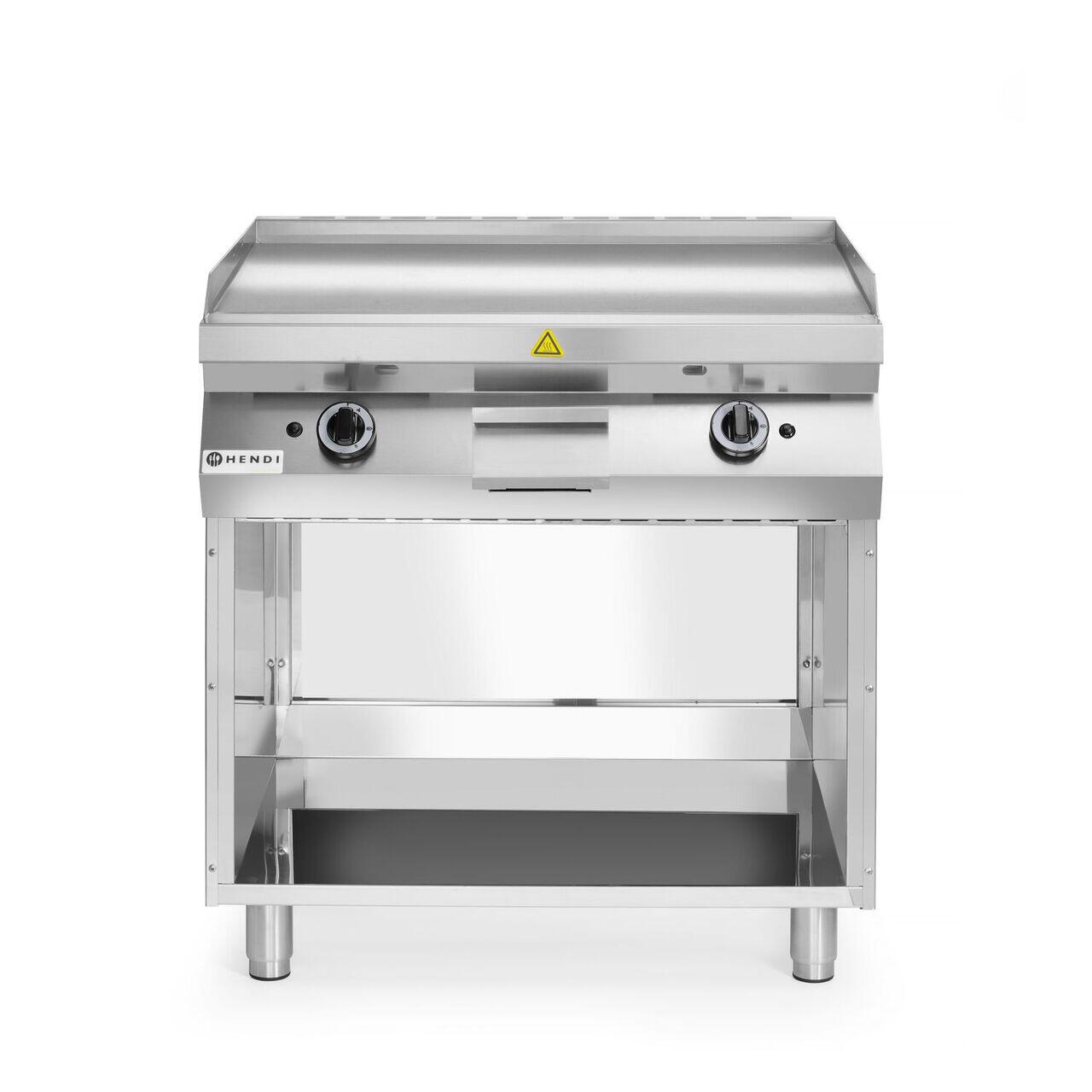 Plita gratar pe gaz 700, HENDI, Kitchen Line, 2 zone de incalzire, fiecare cu 3 arzatoare, putere totala 10kW, 10kW, 800x700x(H)900mm - imagine 6