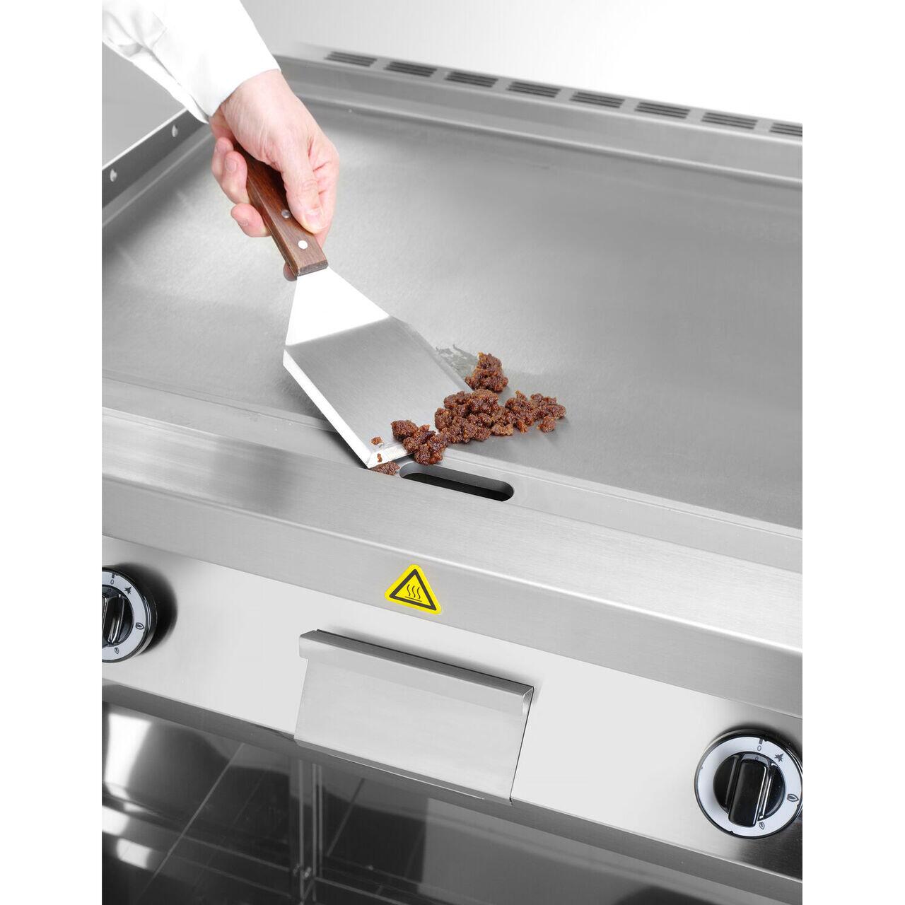 Plita gratar pe gaz 700, HENDI, Kitchen Line, 2 zone de incalzire, fiecare cu 3 arzatoare, putere totala 10kW, 10kW, 800x700x(H)900mm - imagine 4