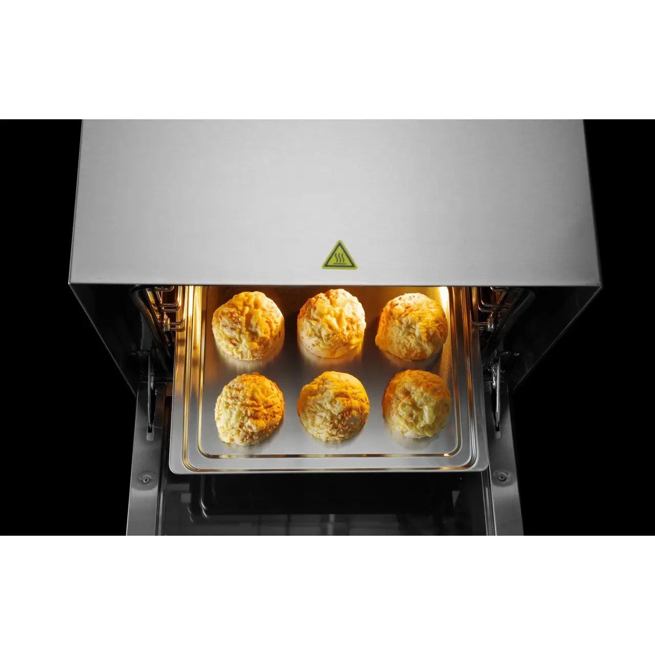 Cuptor convectie Hendi H90, 4 tavi 438x315 mm incluse, 2 elemente incalzire, 2 ventilatoare, termostat reglabil 50-300 gr C, timer 0-120 min, 2670 W, 595x595x(H)570 mm - imagine 11