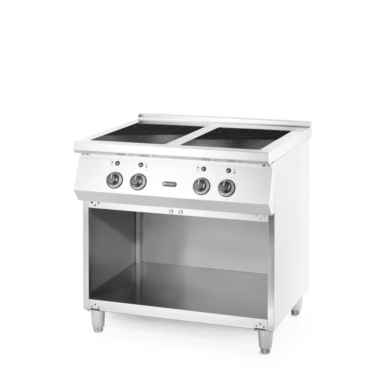 Masina de gatit cu inductie, 4 arzatoare, spatiu depozitare,17000 W,Hendi, 800x700x(H)870mm - imagine 3