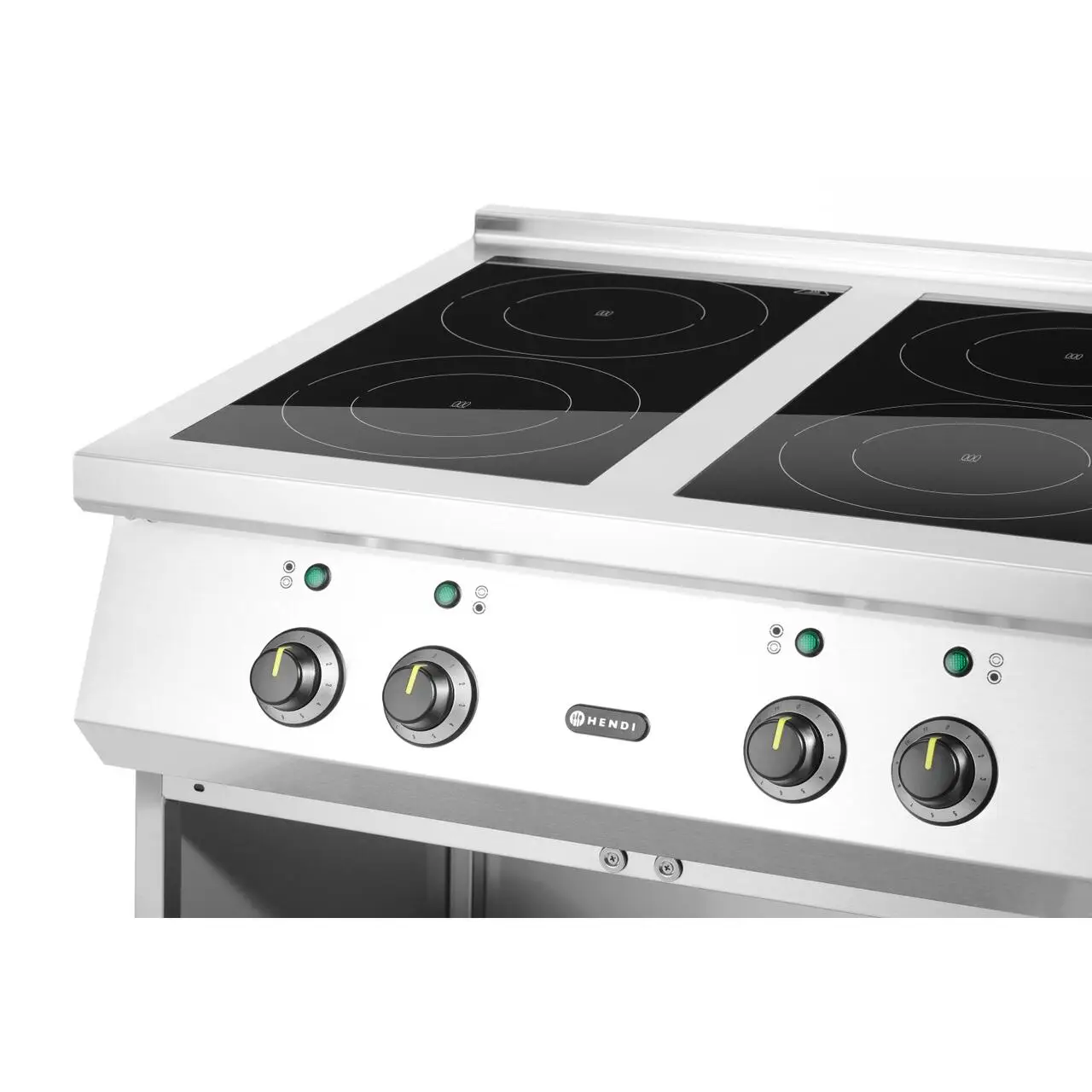 Masina de gatit cu inductie, 4 arzatoare, spatiu depozitare,17000 W,Hendi, 800x700x(H)870mm - imagine 5