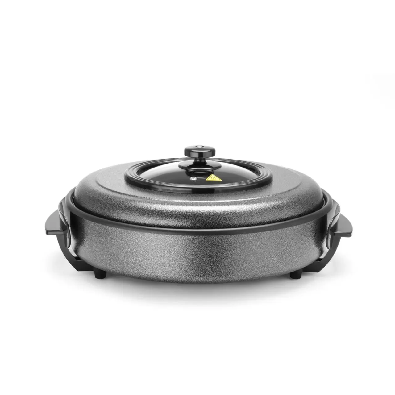 Tigaie electrica cu capac Hendi, aluminiu cu strat anti-aderent, vas interior 55x inaltime 6 cm, exterior 62x inaltime 19 cm, 230 V, 1600 W - imagine 9