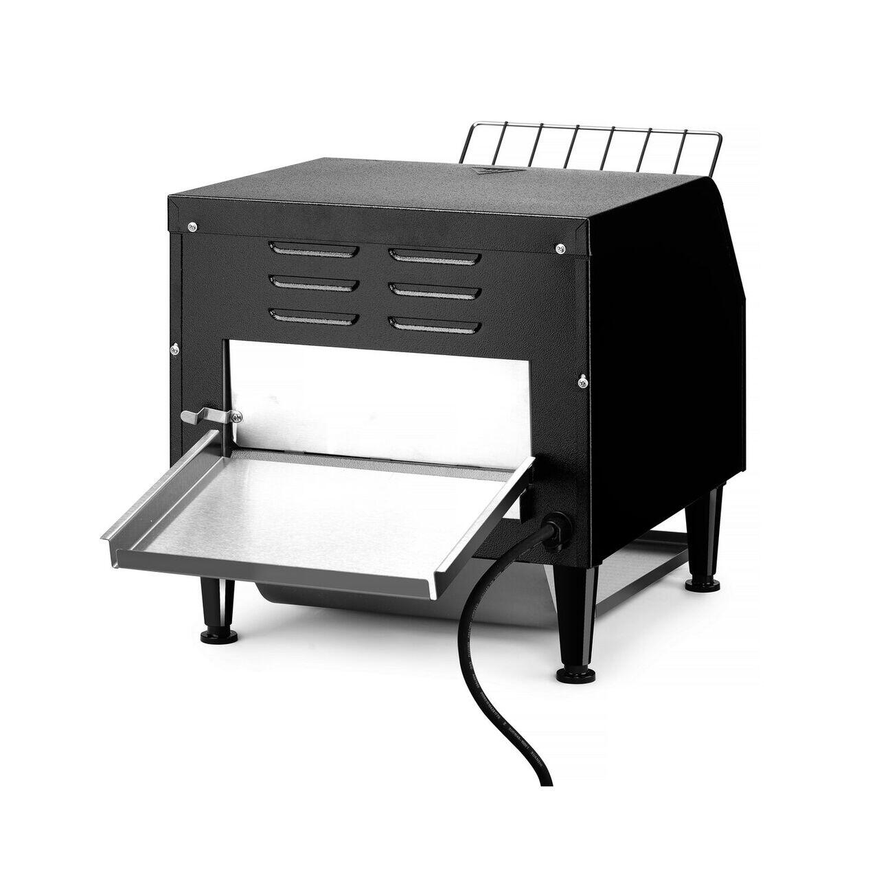 Toaster/prajitor de paine tip tunel dublu, Hendi, negru, 230V/2240W, 418x368x(H)387 mm - imagine 6