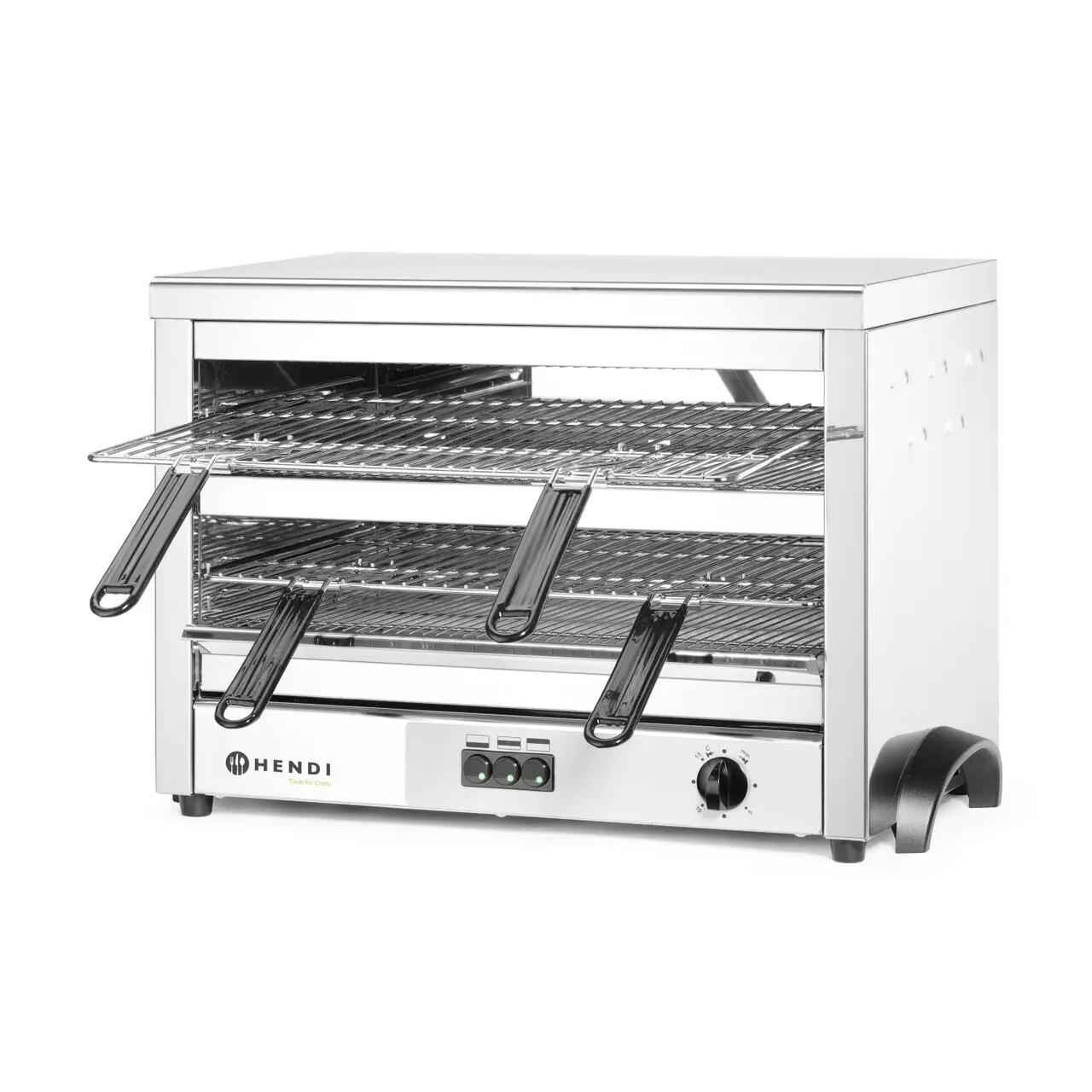Salamandra quart GN 1/1 Hendi ,dimensiuni 685x396x(H)452mm; 4500w, 400v; - imagine 3