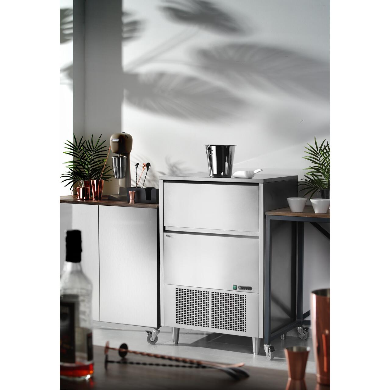 Aparat de facut cuburi de gheata, Arktic, 220V/900W, 730x600x(H)1136mm - imagine 2