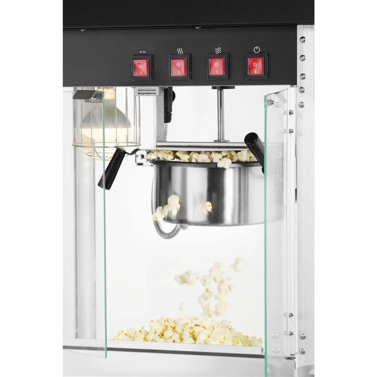 Aparat popcorn Hendi, Black Edition, 1500W, 560x420x(H)770mm - imagine 4