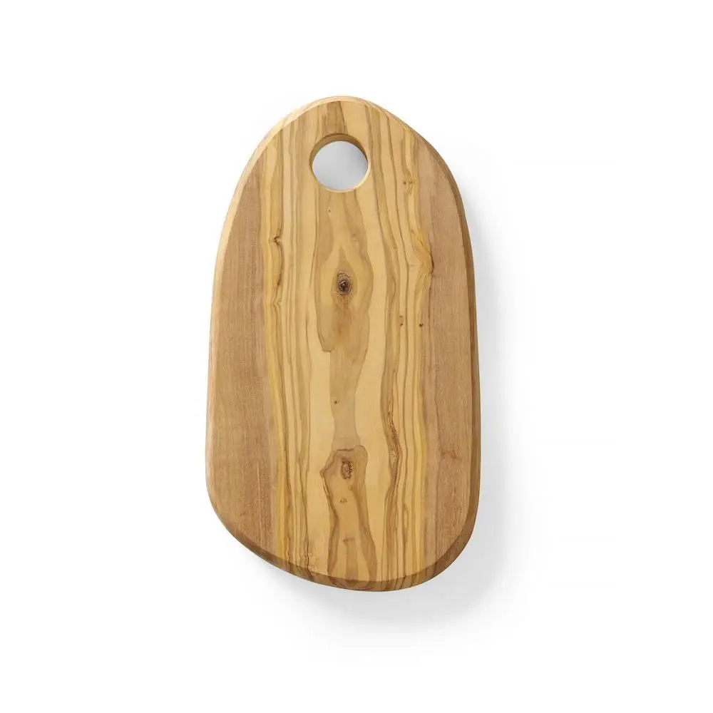Tocator pentru prezentare si servire branzaturi, Hendi, lemn de maslin, 250x165x(H)18 mm - imagine 2