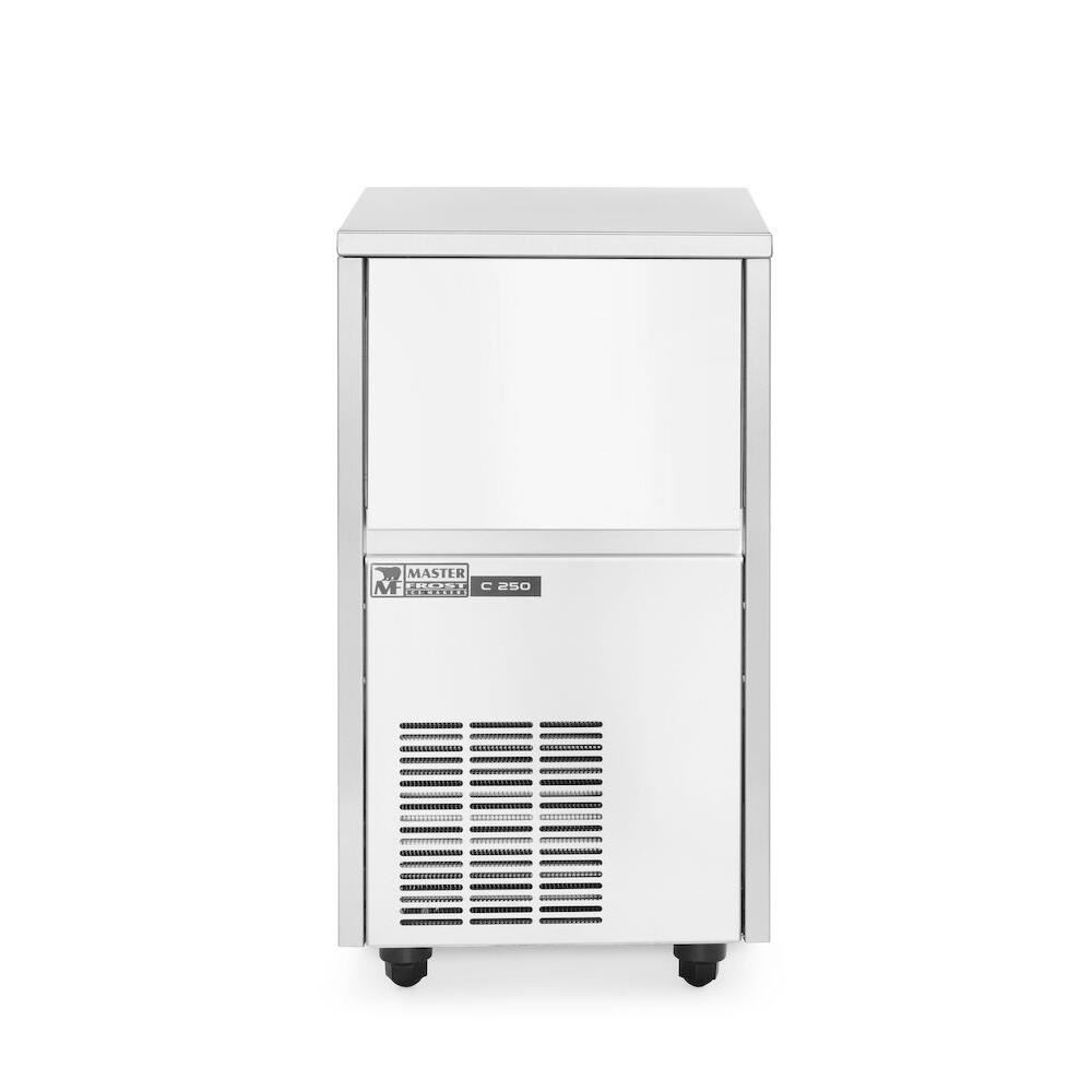 Masina cuburi de gheata, Master Frost & Hendi, otel inoxidabil, 28 kg/24 h, cub forma tip glont / 18 gr, 230 V/385 W, 400x460x(H)670 mm - imagine 3