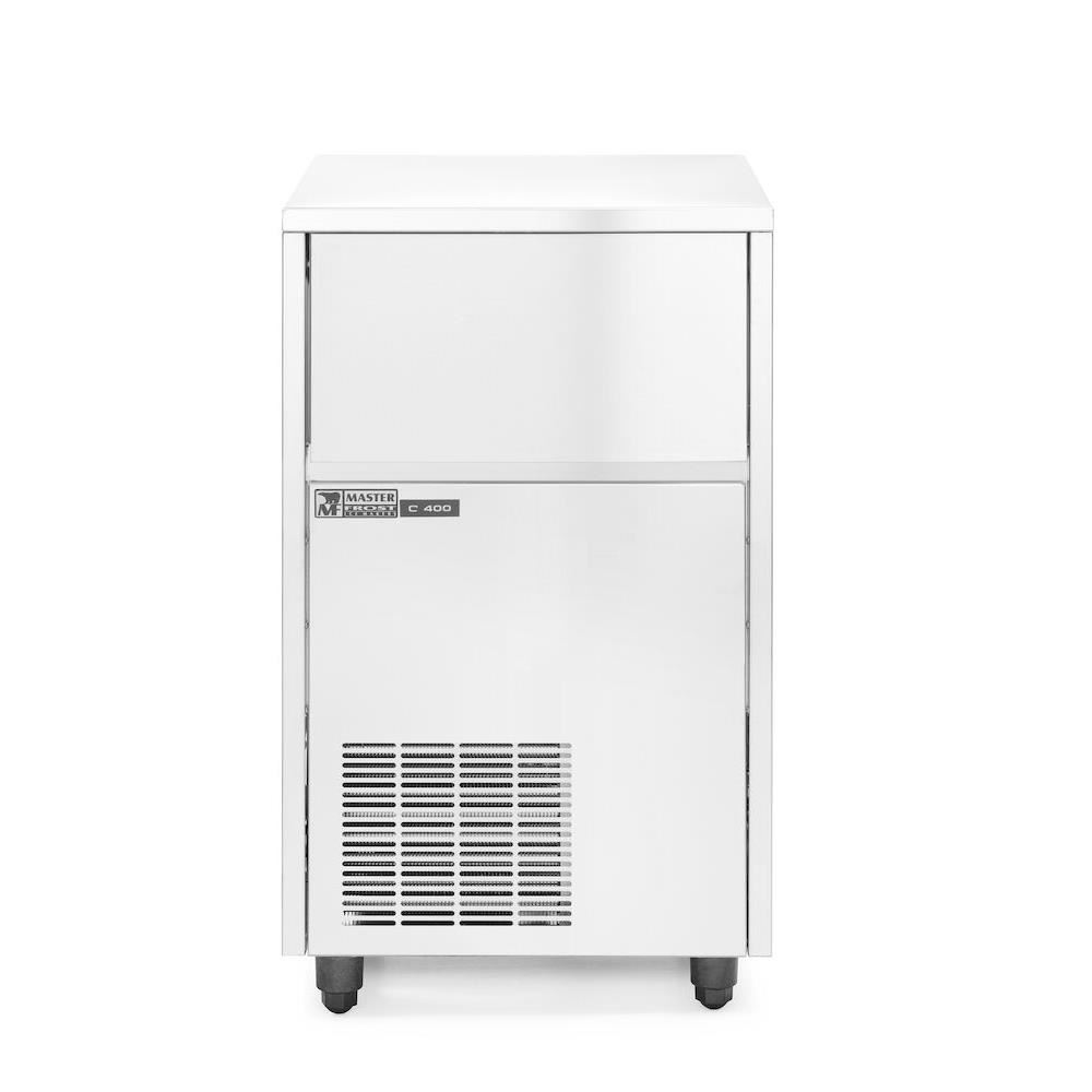 Masina cuburi de gheata, Master Frost & Hendi, otel inoxidabil, 40 kg/24 h, cub forma tip glont / 18 gr, 230 V/575 W, 480x580x(H)750 mm - imagine 3