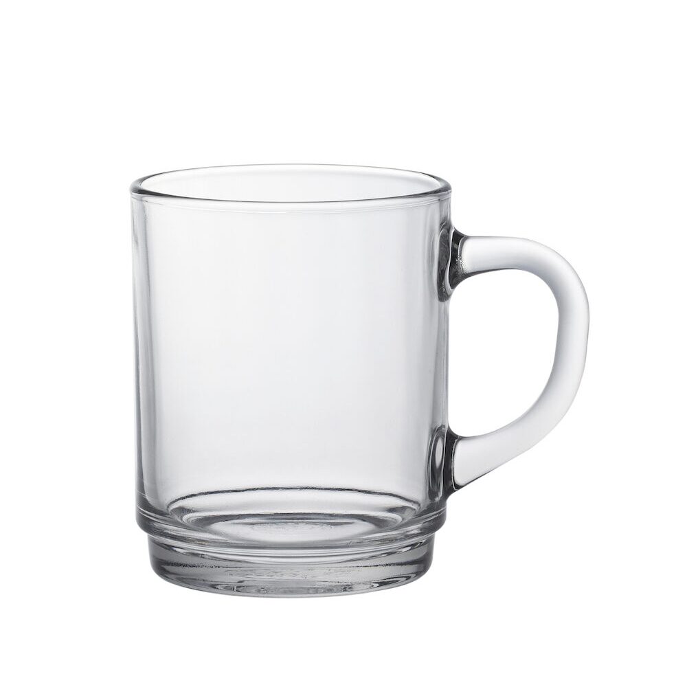 Cana cu maner With Handle Versailles din sticla, Duralex, 260 ml, set 6 buc., ø72x(H)89 mm