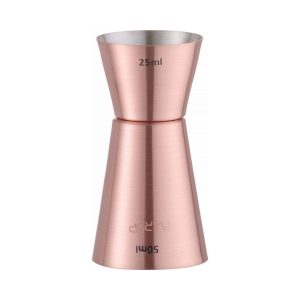 Jigger 25/50 ml, Bar up, Cupru, ø42x(H)86mm