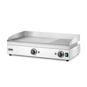 Grill 2/3 neted, 1/3 striat, Kitchen Line, 220-240V/3500W, 697x474x(H)241mm