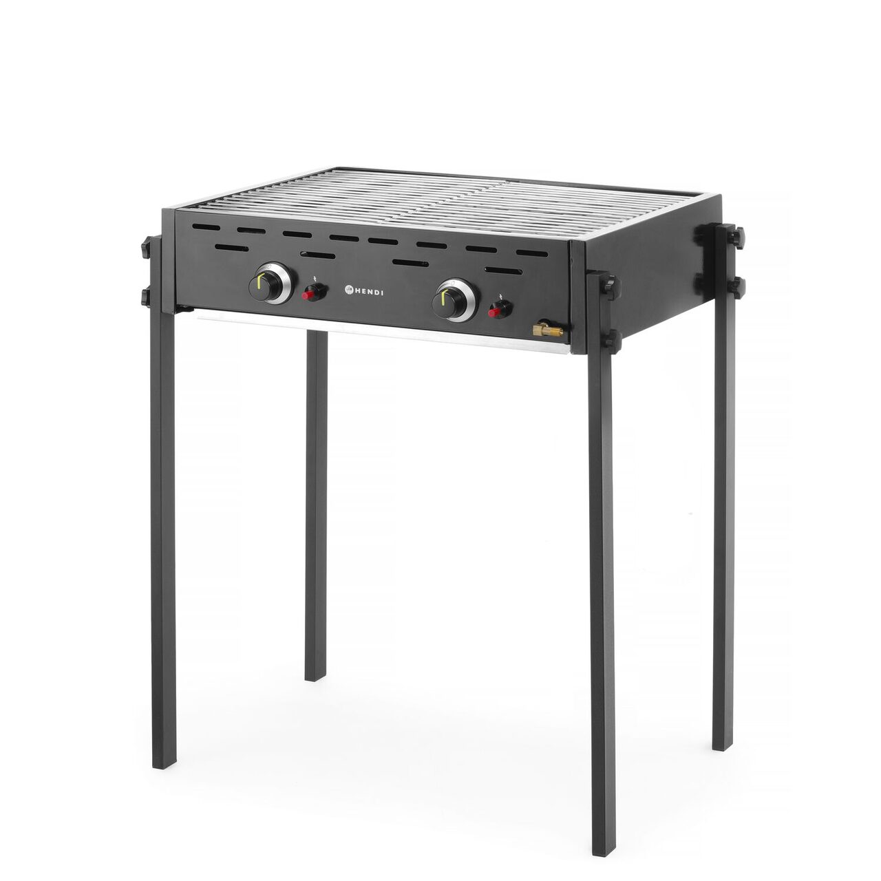 Gratar pe gaz Roast-Master Pro Black, HENDI, negru, 11,6 kW, 790x560x(H)900mm