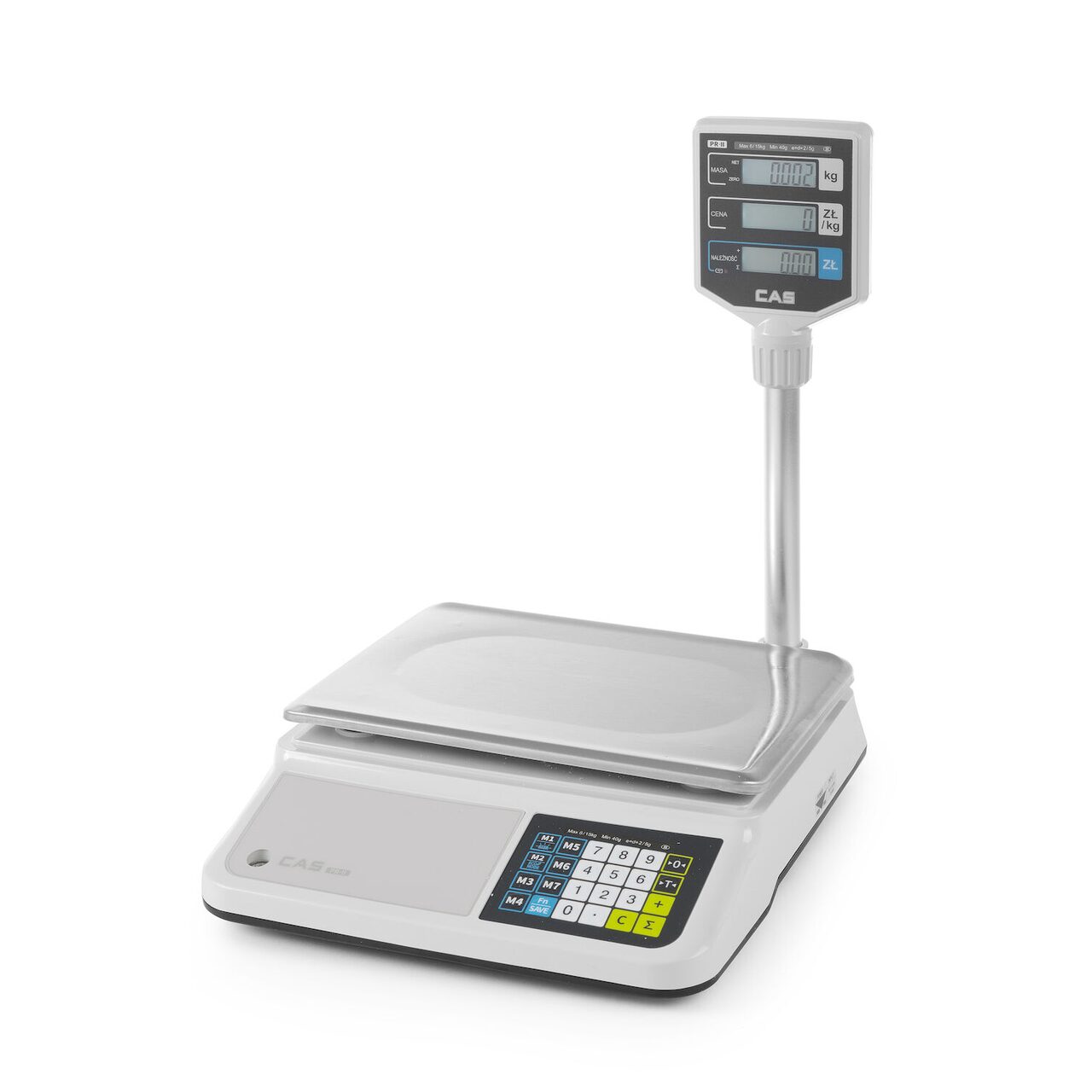 Cantar de calcul cu certificare 15Kg, cu brat, CAS, 335x435x(H)475mm