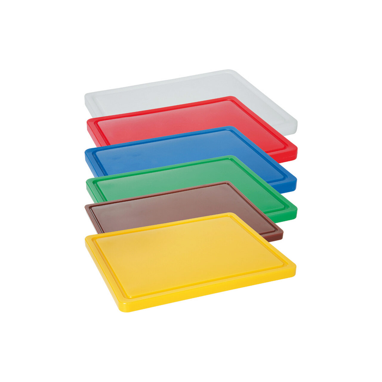 Tocator alb Hendi, GN1/1 - 530x325x(H)18 mm, polietilena, cu sant scurgere lichide, profesional certificat igiena HACCP - imagine 3