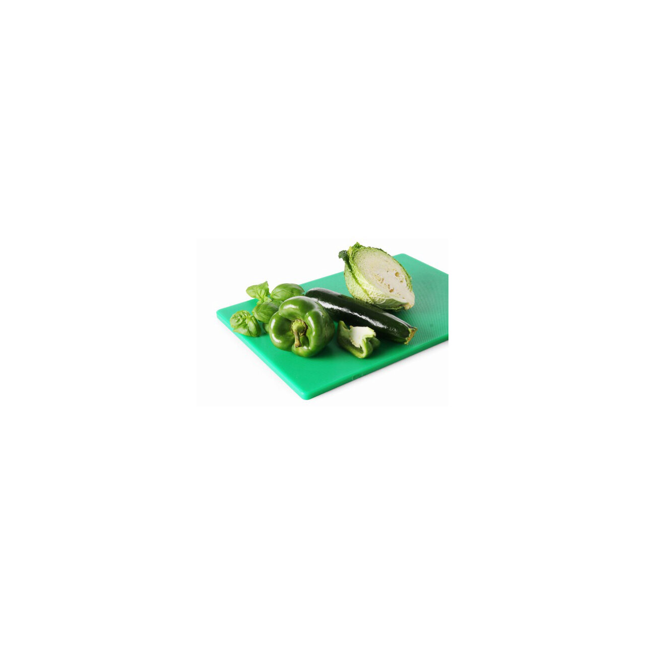 Tocator verde, 60x40x(H)1.8 cm, Hendi, din polietilena de densitate mare HDPE 500, respecta normele de igiena HACCP - imagine 4