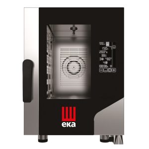 Cuptor cu aburi cu convectie Millennial Black Mask Gastro Compact 6x GN 2/3, electric, Tecnoeka, 400V/52000W, 500x750x(H)700mm