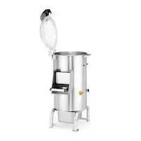 Masina pentru curatat cartofi, cap. 18kg/28L, productivitate 240-360kg/h,1100W, 220v, 622x540x(h)997mm - imagine 7