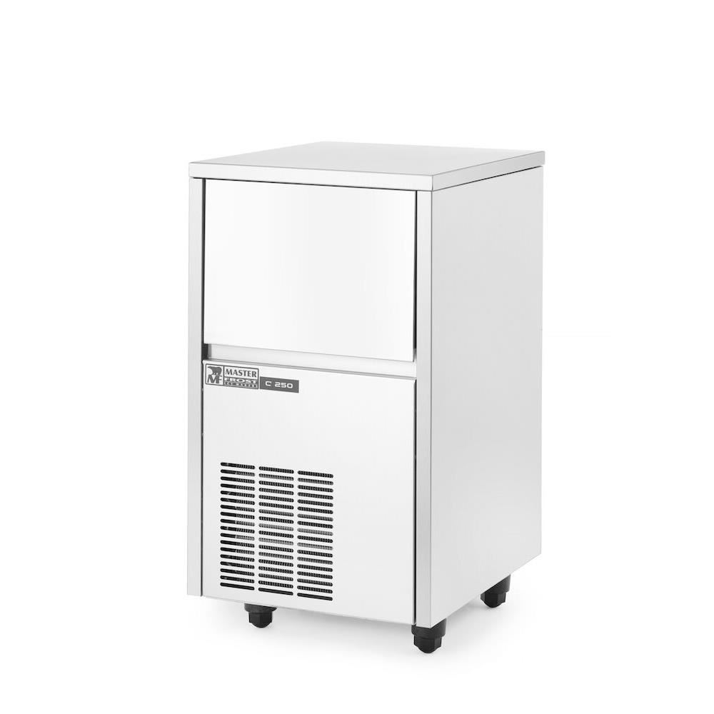 Masina cuburi de gheata, Master Frost & Hendi, otel inoxidabil, 28 kg/24 h, cub forma tip glont / 18 gr, 230 V/385 W, 400x460x(H)670 mm - imagine 2