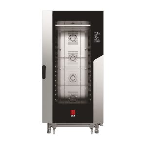 Cuptor electric cu convectie cu abur Millennial Black Mask Bakery, 16x 600x400mm Tecnoeka, 400V/31000W, 930x1035x(H)1900mm