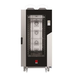 Cuptor pe gaz cu convectie cu abur Millennial Touch Screen Gastro, 20× GN 1/1,Tecnoeka, 230V/1450W, 30000kW, 930x1162x(H)1954mm
