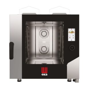 Cuptor pe gaz cu convectie cu abur Millennial Touch Screen Bakery ,6 tavi 600x400 Tecnoeka, 230V/500W, 13500kW, 850x1035x(H)950mm